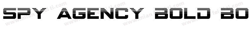 Spy Agency Bold Bold字体转换